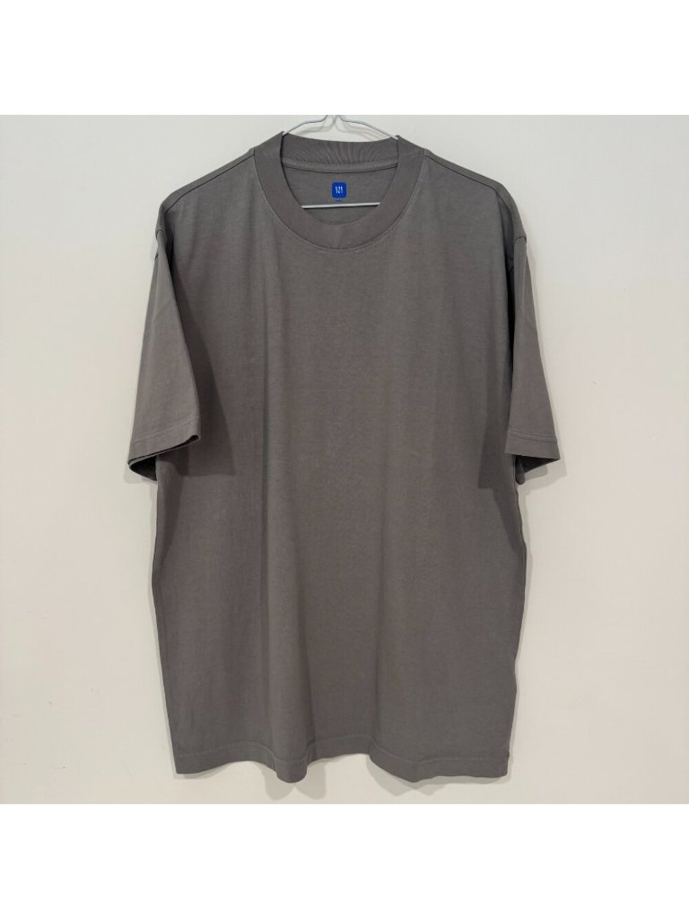 Yeezy x Gap Kanye West Oversized Short Sleeve T-shirt Blank Grey Size S